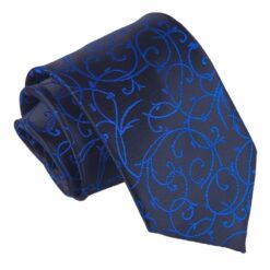 Black and Blue Swirl Tie Black and Blue Swirl Tie