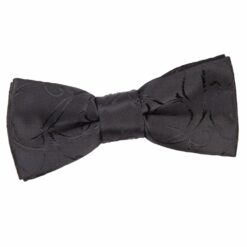 Black Swirl Pre-Tied Bow Tie for Boys Black Swirl Pre-Tied Bow Tie for Boys