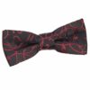 Black Swirl Pre-Tied Bow Tie for Boys