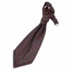 Black and Burgundy Swirl Pre-Tied Wedding Cravat for Boys