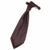 Black and Burgundy Swirl Pre-Tied Wedding Cravat