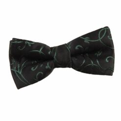 Black Swirl Pre-Tied Bow Tie for Boys Black Swirl Pre-Tied Bow Tie for Boys