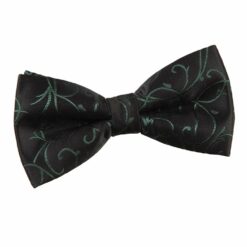 Black Swirl Pre-Tied Bow Tie for Boys Black Swirl Pre-Tied Bow Tie for Boys