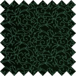 Black and Green Swirl Swatch Black and Green Swirl Swatch