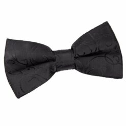 Black Swirl Pre-Tied Bow Tie for Boys Black Swirl Pre-Tied Bow Tie for Boys