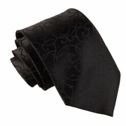 Black Swirl Tie Black Swirl Tie