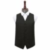 Black Swirl Wedding Waistcoat