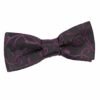 Black Swirl Pre-Tied Bow Tie for Boys