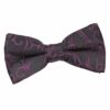 Black Swirl Pre-Tied Bow Tie for Boys