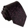 Black and Purple Swirl Tie