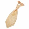 Gold Swirl Pre-Tied Wedding Cravat for Boys