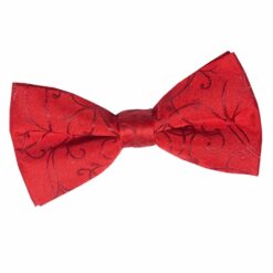 Black Swirl Pre-Tied Bow Tie for Boys Black Swirl Pre-Tied Bow Tie for Boys