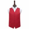 Burgundy Swirl Wedding Waistcoat