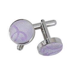 Lilac Swirl Cufflinks Lilac Swirl Cufflinks