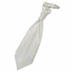 Ivory Swirl Pre-Tied Wedding Cravat Ivory Swirl Pre-Tied Wedding Cravat