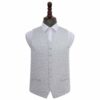 Silver Swirl Wedding Waistcoat