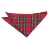 Red Royal Stewart Tartan Plaid Pocket Square