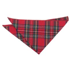 Red Royal Stewart Tartan Plaid Pocket Square Red Royal Stewart Tartan Plaid Pocket Square