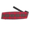 Red Royal Stewart Tartan Plaid Cummerbund