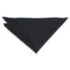 Black Plain Twill Pocket Square