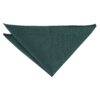 Dark Green Plain Twill Pocket Square