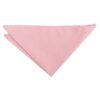 Dusty Pink Plain Twill Pocket Square