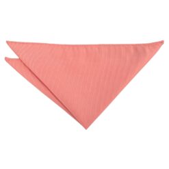 Fusion Coral Plain Twill Pocket Square Fusion Coral Plain Twill Pocket Square