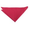 Jester Red Plain Twill Pocket Square