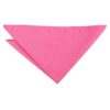 Fuchsia Pink Plain Twill Pocket Square