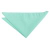 Mint Green Plain Twill Pocket Square