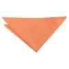 Orange Ochre Plain Twill Pocket Square