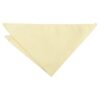 Pale Yellow Plain Twill Pocket Square