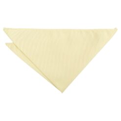 Pale Yellow Plain Twill Pocket Square Pale Yellow Plain Twill Pocket Square