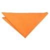 Tangerine Plain Twill Pocket Square