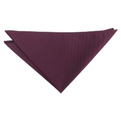Tawny Port Plain Twill Pocket Square