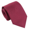 Burgundy Plain Twill Tie