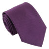 Aubergine Purple Plain Twill Tie