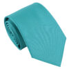 Turquoise Green Plain Twill Tie