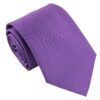 Mauve Purple Plain Twill Tie