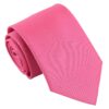 Fuchsia Pink Plain Twill Tie