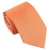 Orange Ochre Plain Twill Tie