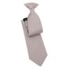 Desert Taupe Plain Twill Clip On Tie