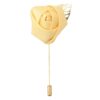 Daffodil Yellow Plain Twill Lapel Pin