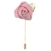 Dusty Pink Plain Twill Lapel Pin