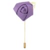 Lilac Plain Twill Lapel Pin
