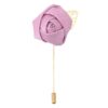 Mauve Plain Twill Lapel Pin
