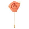 Orange Ochre Plain Twill Lapel Pin