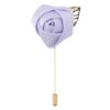 Pastel Lilac Plain Twill Lapel Pin