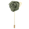 Sage Plain Twill Lapel Pin