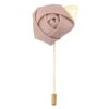 Toasted Almond Plain Twill Lapel Pin